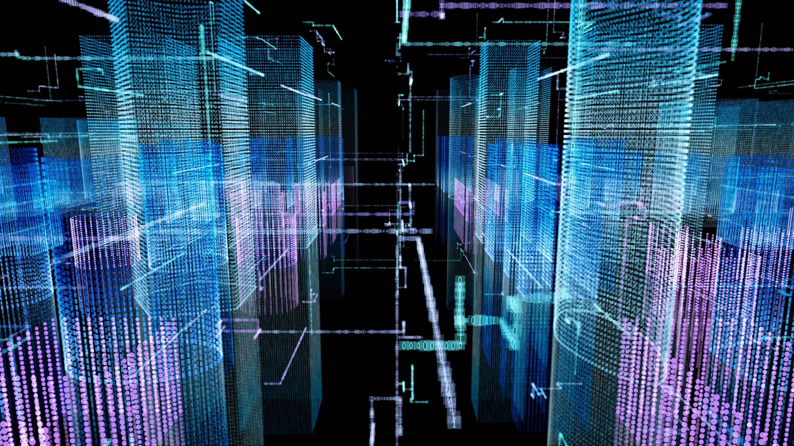Digital city connected by power network