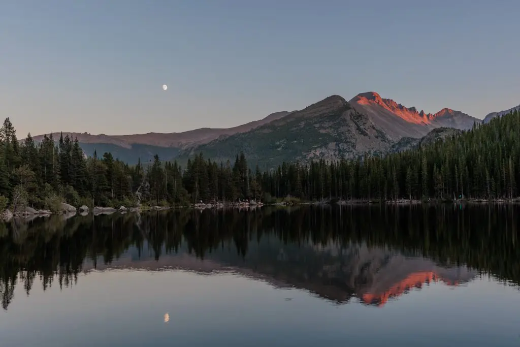 A photo of a lake in the Rocky Mountains by Chase Canal
